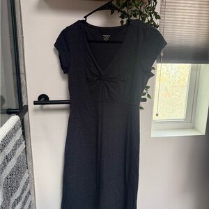 Toad&Co Dark Grey Midi Dress